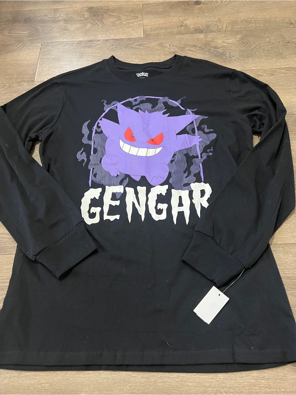 Pokémon Gengar Long Sleeve Shirt Size Medium New